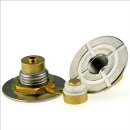 Fat Daddy 510 Connector V.3LP, Keramik-Isolator, gefedert, für Akkuträger/Tube, 15.5mm Top Cap