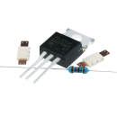 Power Mosfet IRLB3034PBF, N-channel with resistor and...