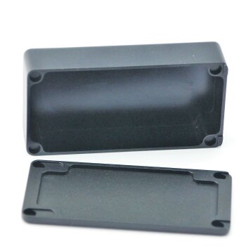 V&M Modding Box 1590B, Alu eloxiert schwarz, inkl. Magnete