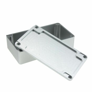 V&M Modding Box 1590G+, silver anodized aluminium, incl. magnets
