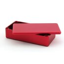 V&M 1590G+ Alu Project Box/Case, Red, Sliding Magnetic Closure, 99x48x23 (Inner)