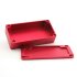 V&M Modding Box 1590G+, aluminium anodized red, incl. magnets
