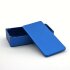 V&M 1590G+ Alu Project Box/Case, Blue, Sliding Magnetic Closure, 99x48x23 (inside)