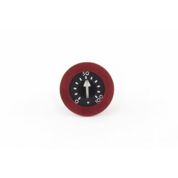 V&M Aluminium Bezel für Potentiometer Rot