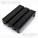 MosMax Akku-/Batterie Halter für 3 x 18650 Li-Ion Zelle, SMT