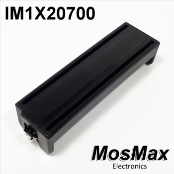 MosMax IM1X Akku Halter für 1 x 20-/21700 Li-Ion Zelle -Lötanschluß -