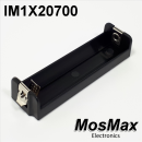 MosMax Akku-/Batterie Halter für 1 x 20/21700 Li-Ion Zelle, SMT