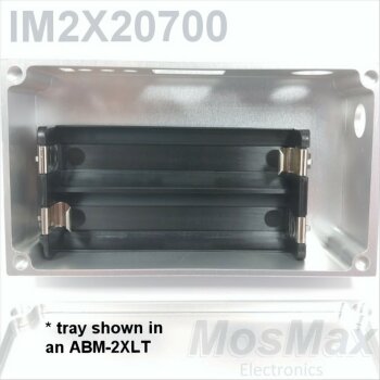 MosMax IM2X Akku Halter für 2 x 20-/21700 Li-Ion Zelle -Lötanschluß -
