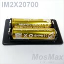 MosMax Akku-/Batterie Halter für 2 x 20/21700 Li-Ion Zelle, SMT