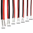 Original Highly flexible silicone cable 10AWG - 54.5 amps; up to 5min: 95.3A
