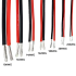 Muldental silicone cable/stranded wire 4.00mm²/12AWG, highly flexible, 1m red/black each