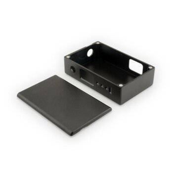 ABM Project Box 1S (Squonker), black, anodized aluminum, incl. magnets, DNA75C, 1 x 18650/21700