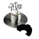 Protocol Vape Tech Reset 510 Squoker, Top Cap 22mm Ø, 1mm Dicke + Nuss + Lock-Ring