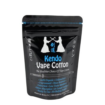 Kendo Vape Cotton - zertifizierte japanische bio Muji Watte - 1er Pack