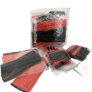 V&M heat shrink tubing assortment, black/red, 127 parts, 2/2.5/3.5/5/7/10/13mm