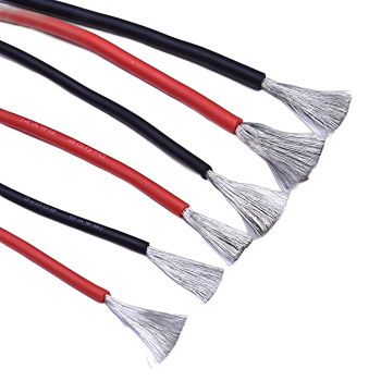 Cable set for DNA60, red/black, AWG 14, 18, 24, 15cm each
