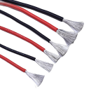 Cable set for DNA250C, red/black, AWG 12, 18, 24, 15cm each