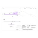 Stealth Vape sheet metal negative pole, 18650 battery, for regulated billet box / boro